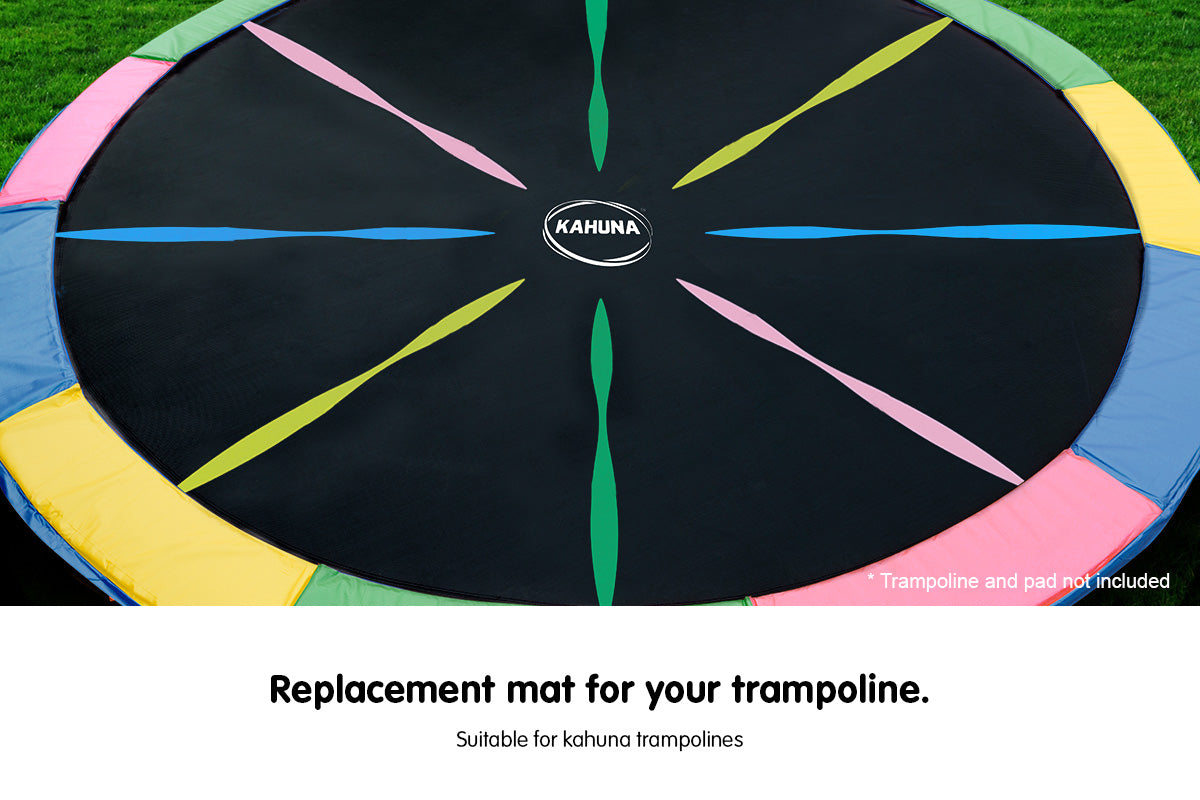 Kahuna 12ft Trampoline Replacement Spring Mat | Rainbow