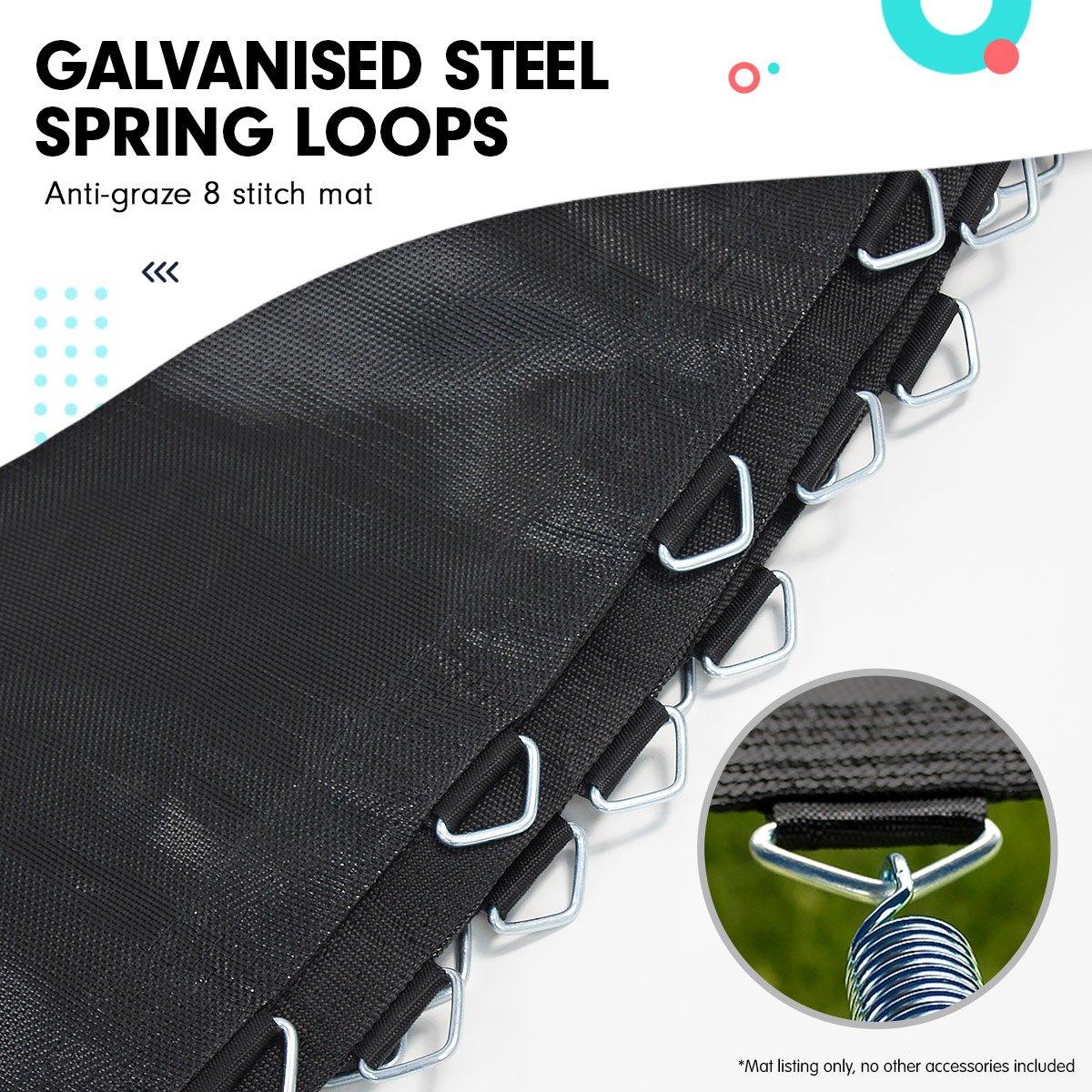 Kahuna Oval Replacement Trampoline Mat | 8ft x 14ft