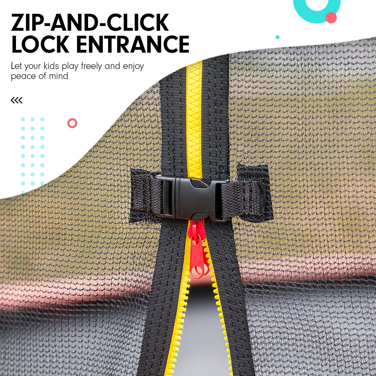 Replacement Net for 8ft x 14ft Oval Trampoline