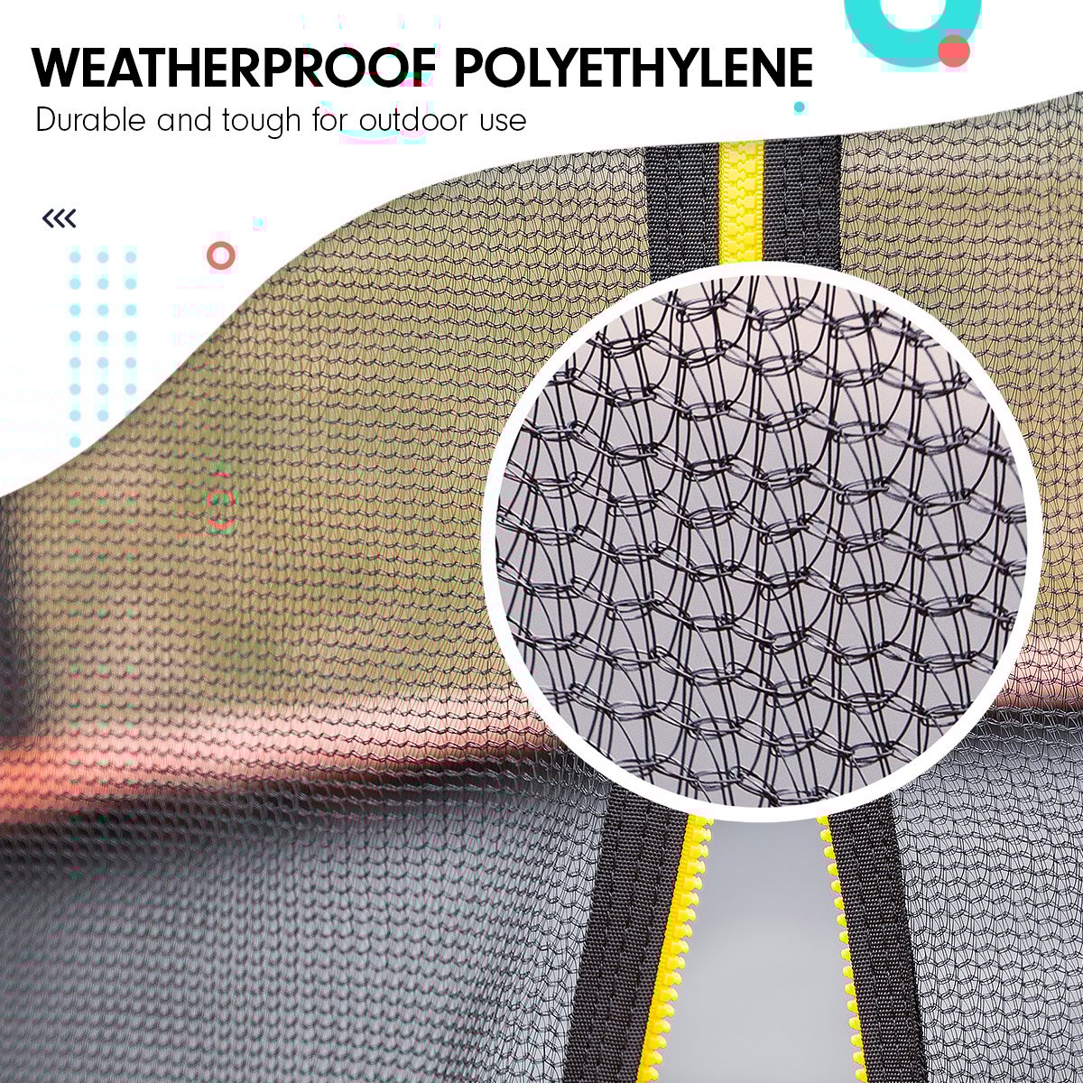 Replacement Net for 8ft x 14ft Oval Trampoline