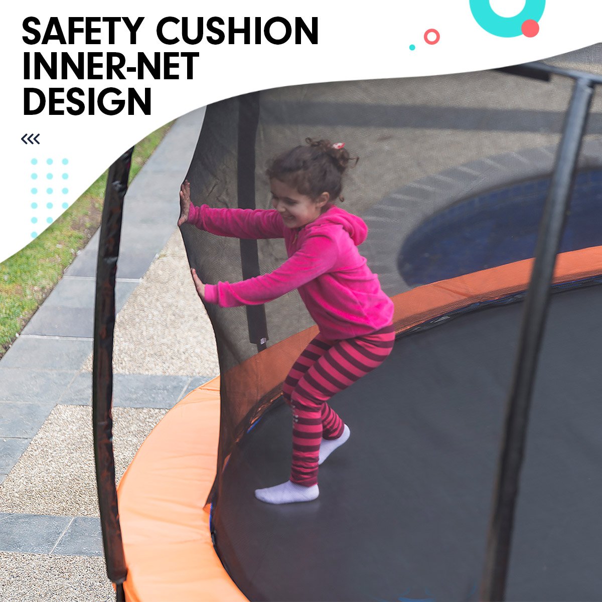 Replacement Net for 8ft x 14ft Oval Trampoline