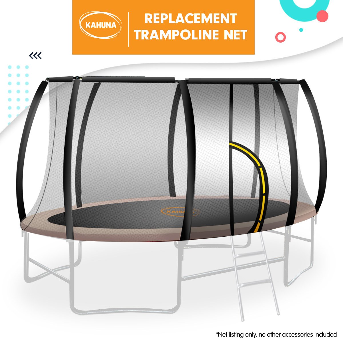 Replacement Net for 8ft x 14ft Oval Trampoline