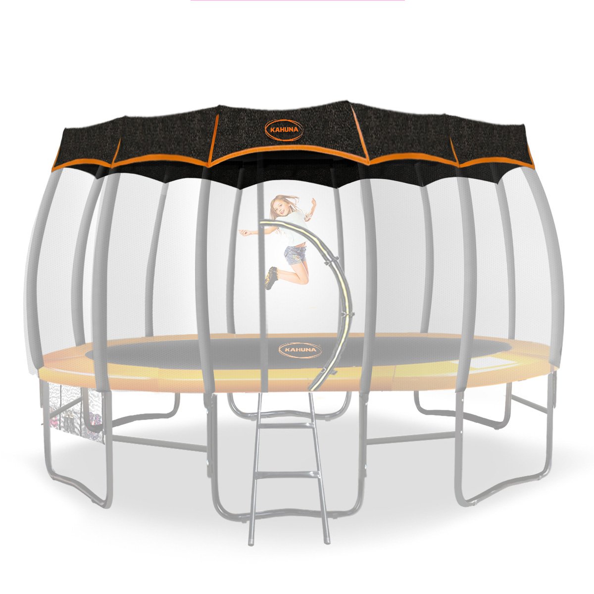 Removable Twister Trampoline Roof Shade Cover - 12ft