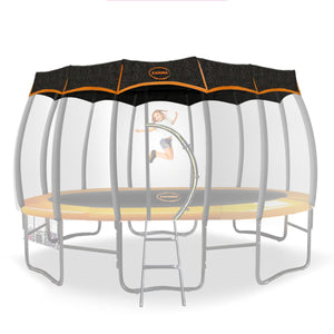 Removable Twister Trampoline Roof Shade Cover - 12ft