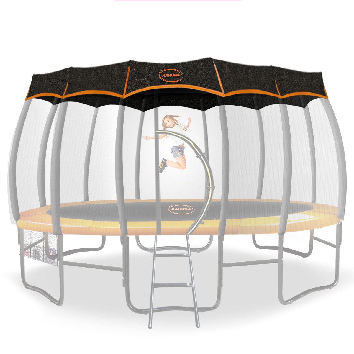 Removable Twister Trampoline Roof Shade Cover - 14ft