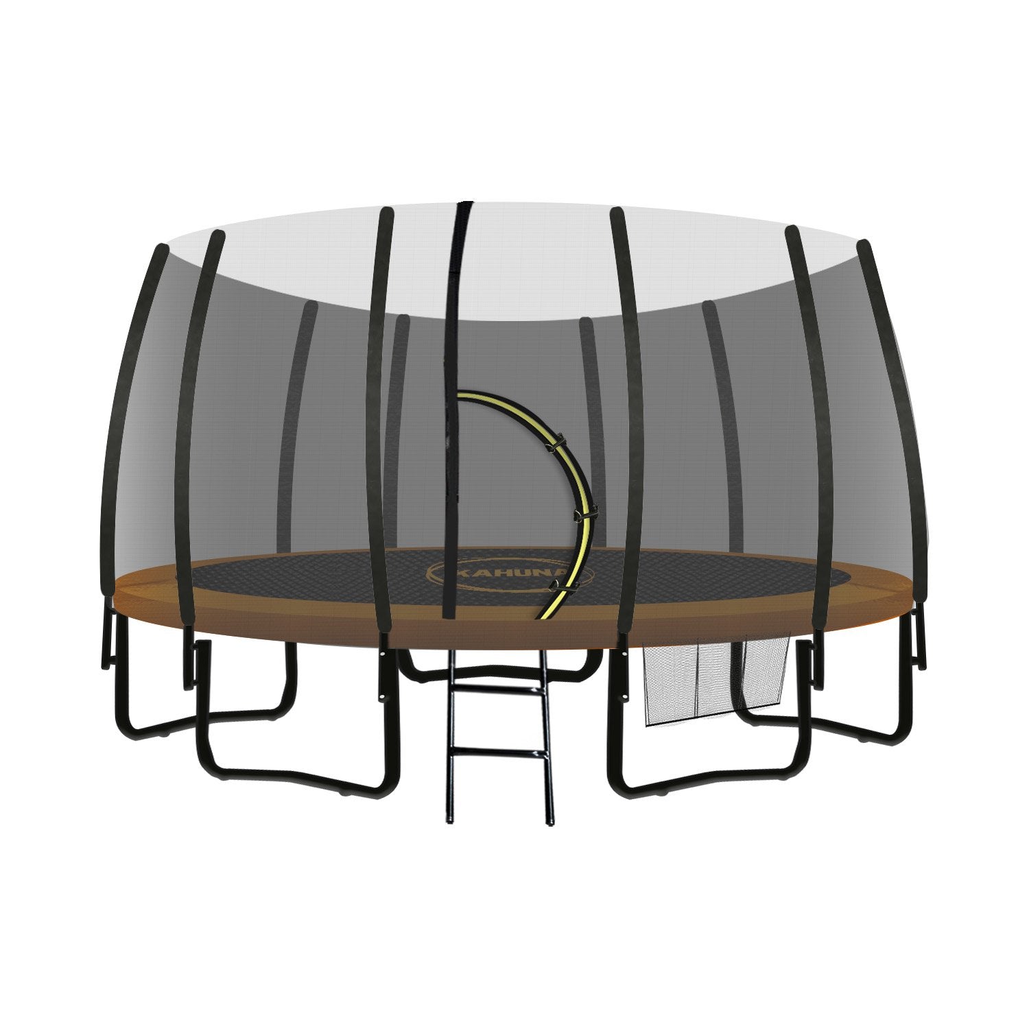 Twister 12ft Springless Trampoline | Outdoor Mat Pad Net Ladder