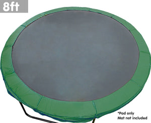 Kahuna 8ft Trampoline Replacement Spring Pad | Round Cover - Green