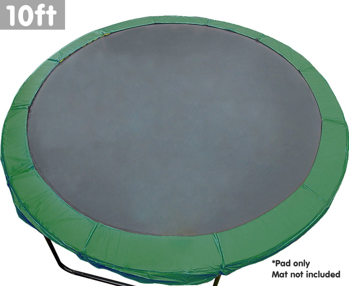 Kahuna 10ft Trampoline Replacement Spring Pad | Round Cover - Green