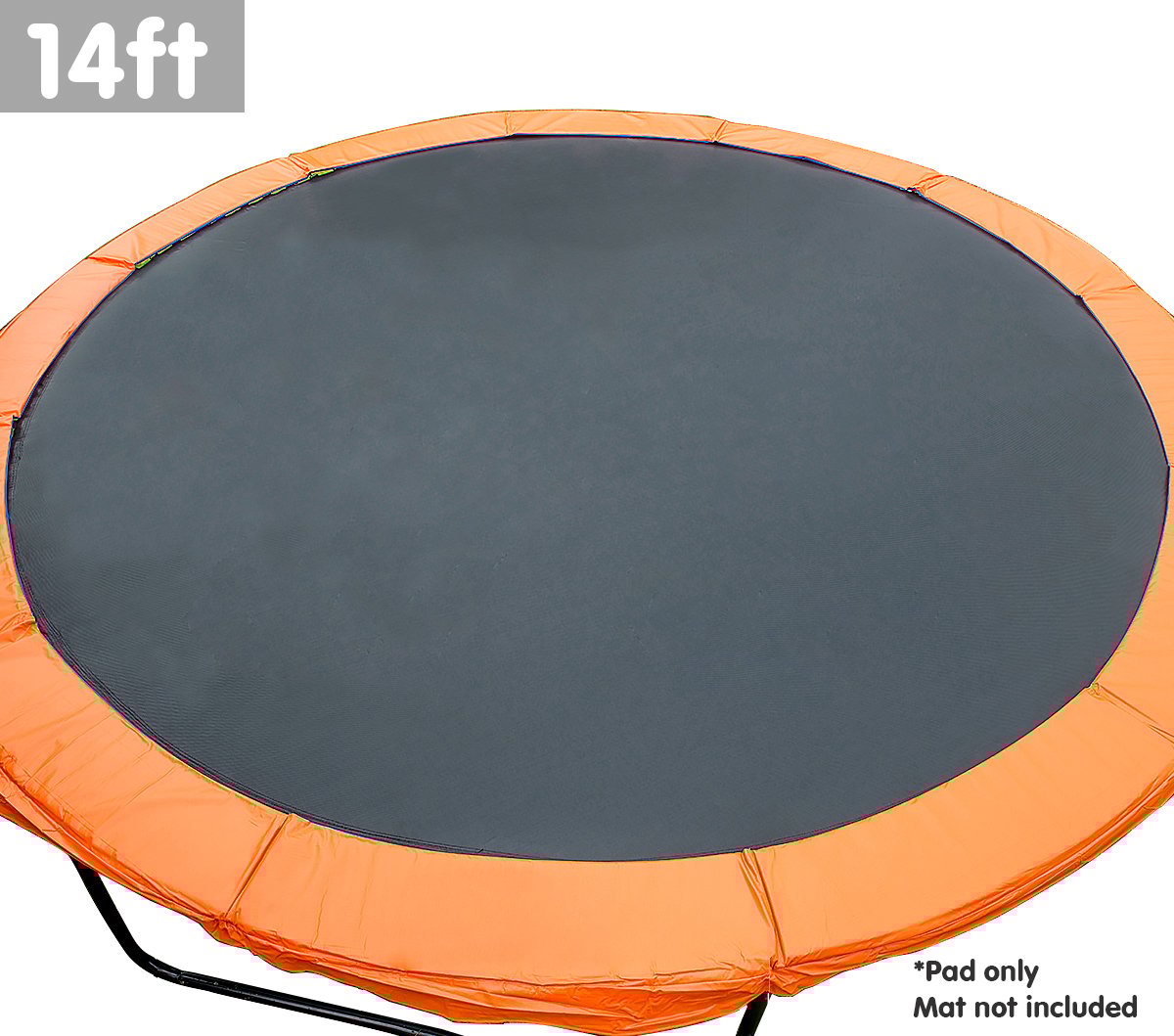 Kahuna 14ft Trampoline Replacement Pad | Round - Orange
