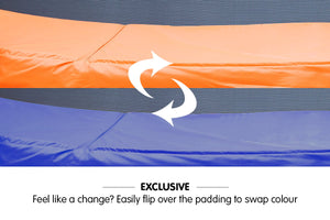 16ft Trampoline Reversible Replacement Pad Round - Orange/Blue