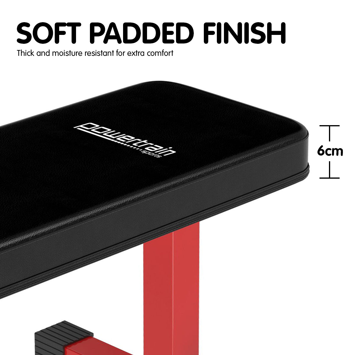 Home Gym Flat Bench Press Fitness Equipment | Powertrain