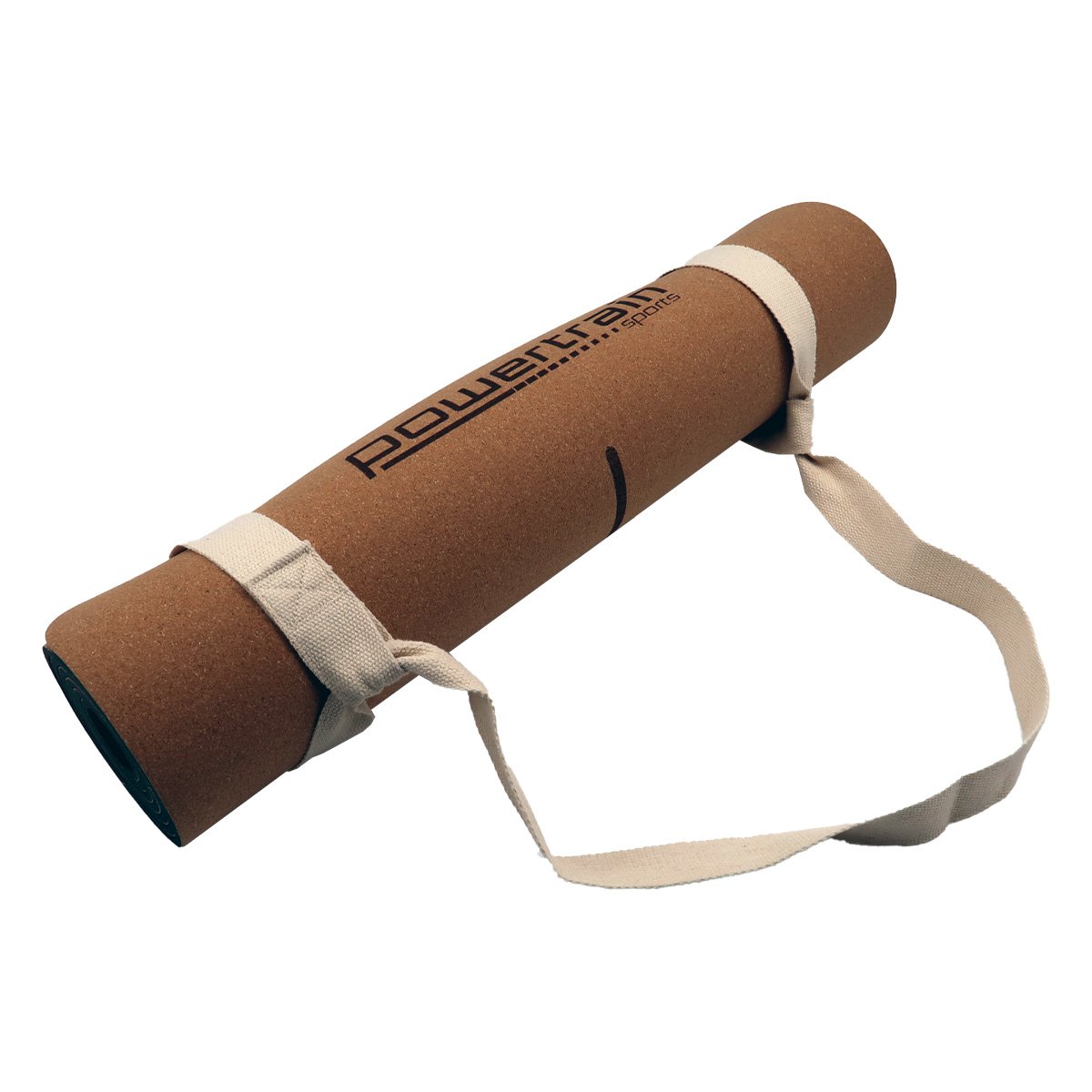 Cork Yoga Mat with Carry Straps | Home Gym Pilates - Body Line
