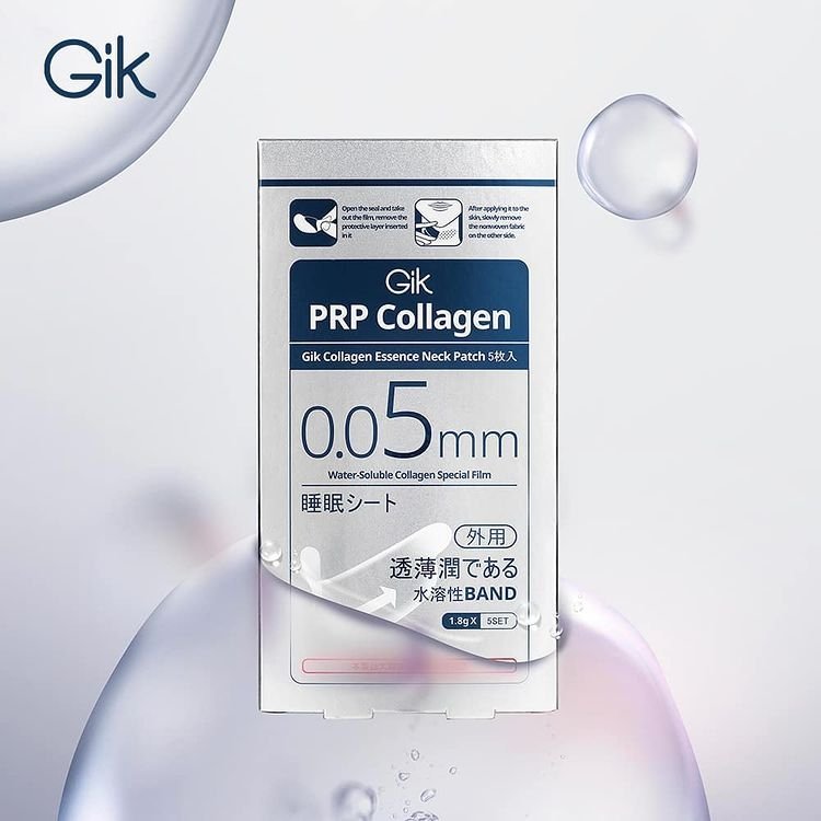 GIK PRP Collagen Essence | Eye & Smile-Line/Neck Patch (5PCS)