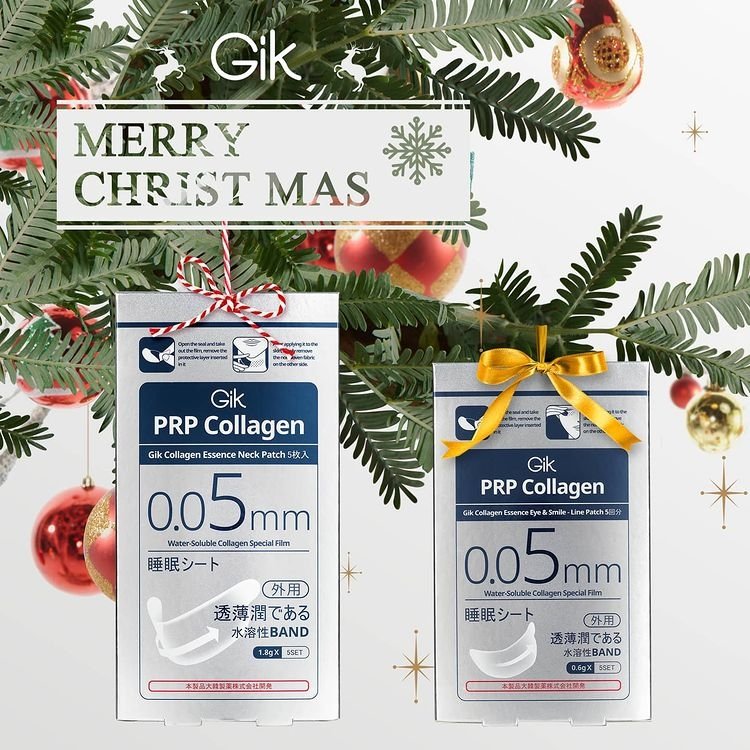 GIK PRP Collagen Essence | Eye & Smile-Line/Neck Patch (5PCS)