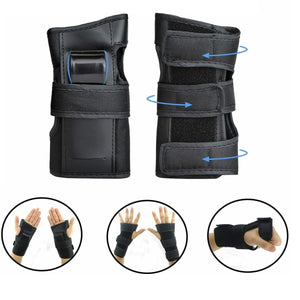 Scooter Protective Gear Set | Knee Elbow Pads Wrist Guards Helmet | Suitable for Kids/Teens/Adults (Medium)