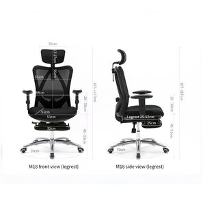 Sihoo M18 Ergonomic Office Chair, Computer Chair Desk Chair High Back Chair Breathable,3D Armrest and Lumbar Support - The Hippie House
