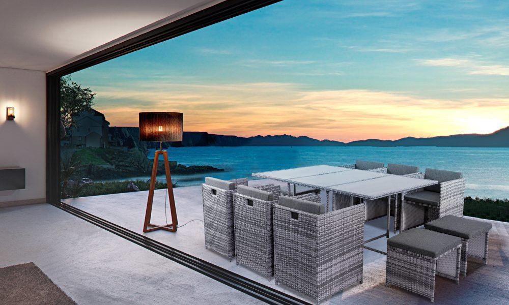 Outdoor Dining Set - Bali | 11PC | Grey