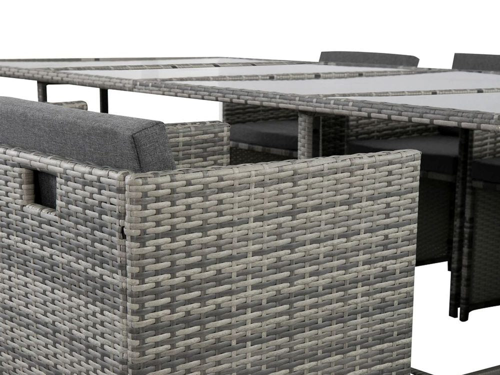 Outdoor Dining Set - Bali | 13PC | Grey
