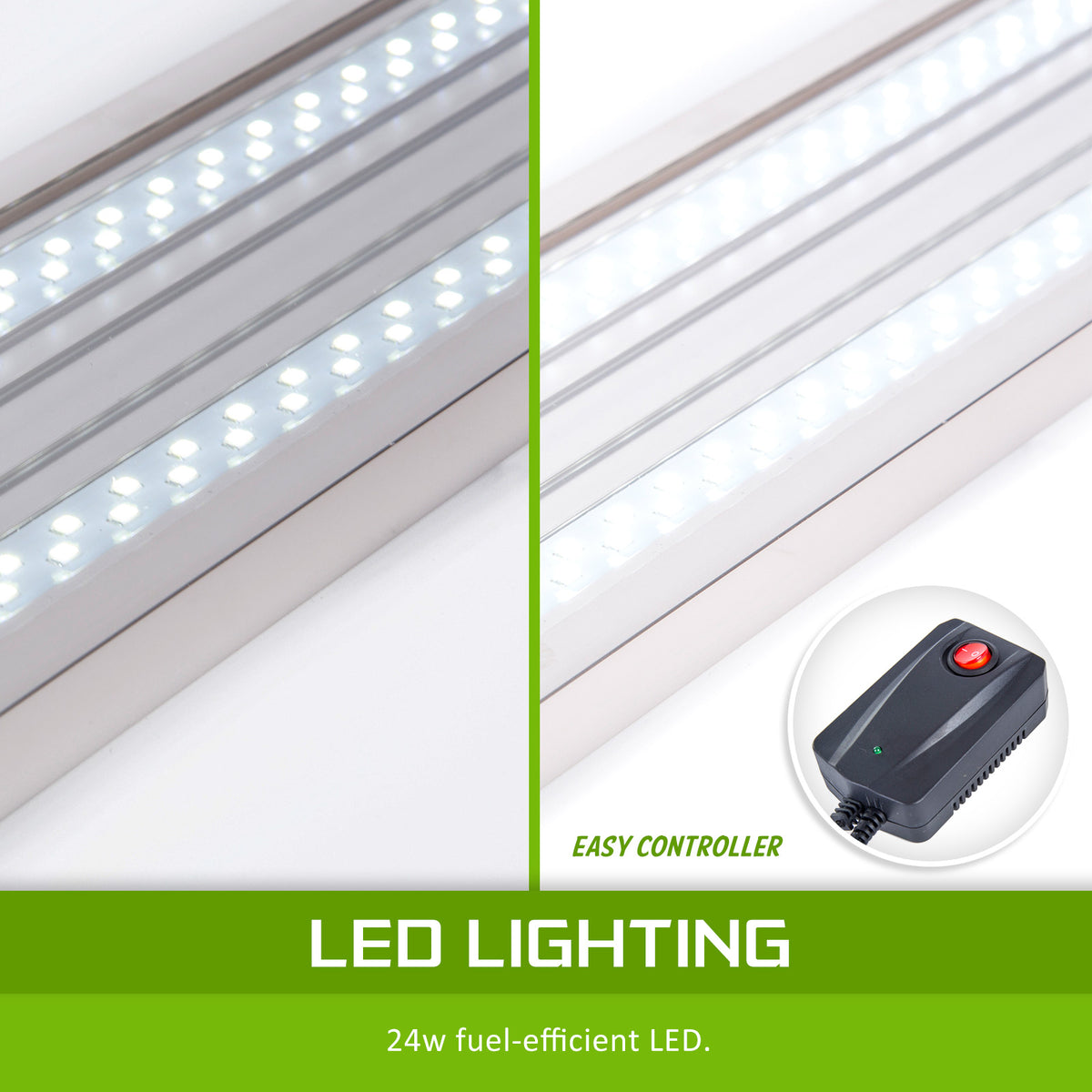 Dynamic Power Aquarium Fish Tank 70L Starfire Glass - The Hippie House