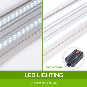 Dynamic Power Aquarium Fish Tank 70L Starfire Glass - The Hippie House