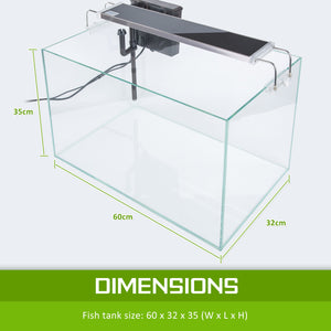 Dynamic Power Aquarium Fish Tank 70L Starfire Glass - The Hippie House