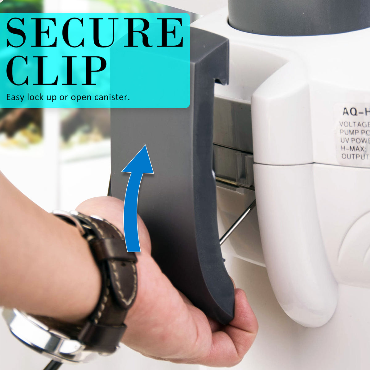 Dynamic Power Aquarium UV Light External Canister Filter 1400L/H + Media Kit - The Hippie House