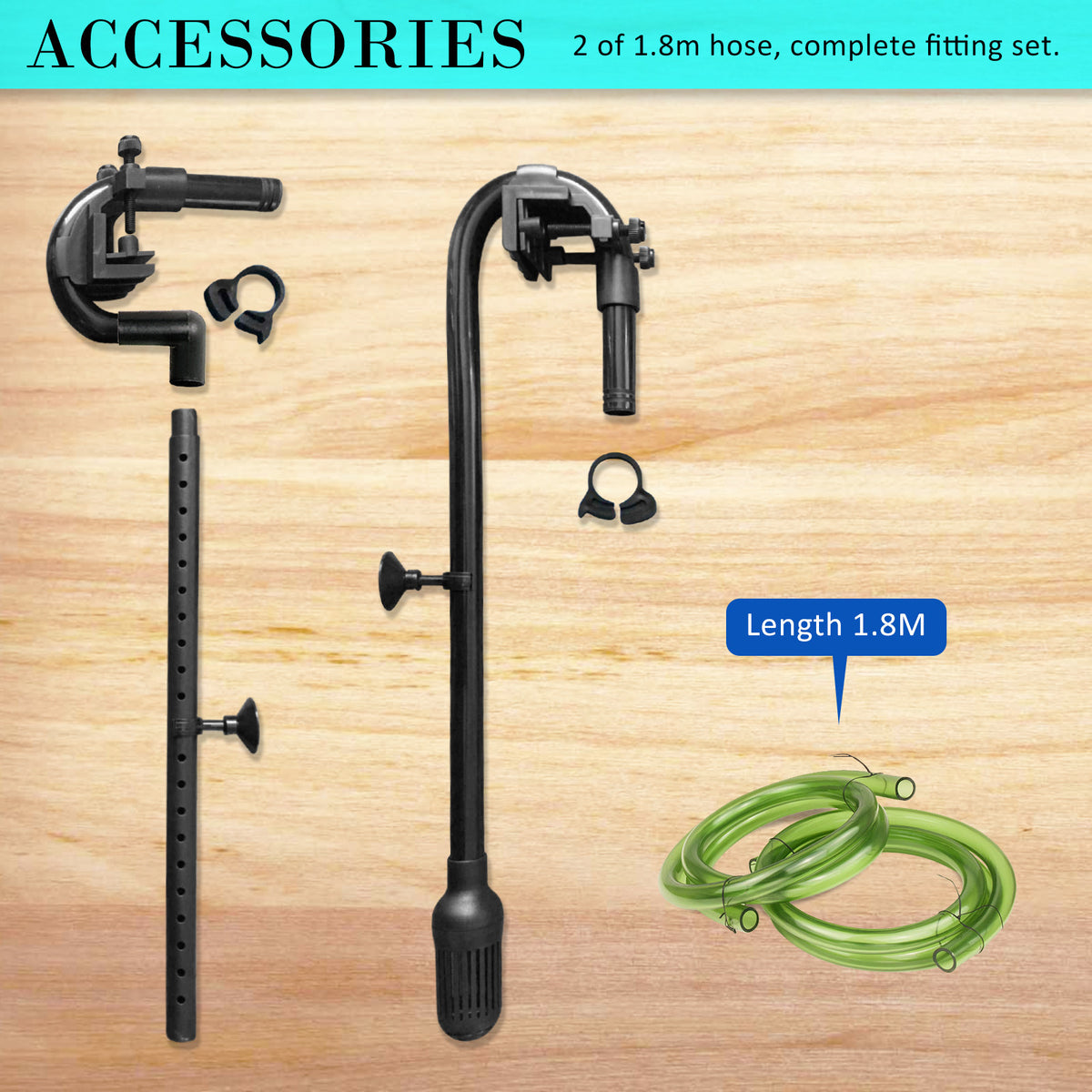 Dynamic Power Aquarium UV Light External Canister Filter 1400L/H + Media Kit - The Hippie House