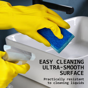 Muriel 42 x 42 x 15cm White Ceramic Bathroom Basin Vanity Sink Square Above Counter Top Mount Bowl - The Hippie House