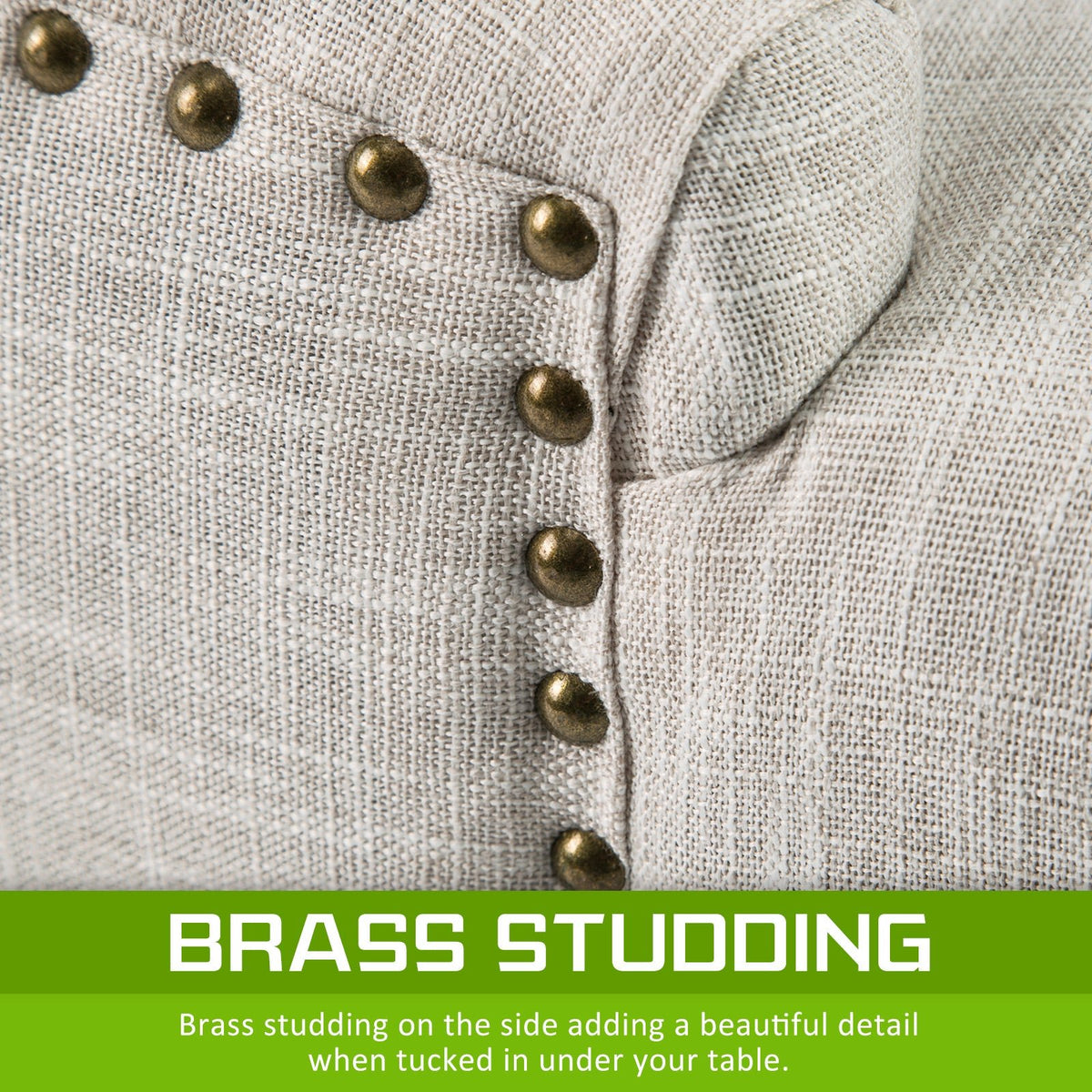 La Bella 4 Set Cream French Provincial Dining Chair Amour Oak Leg - The Hippie House