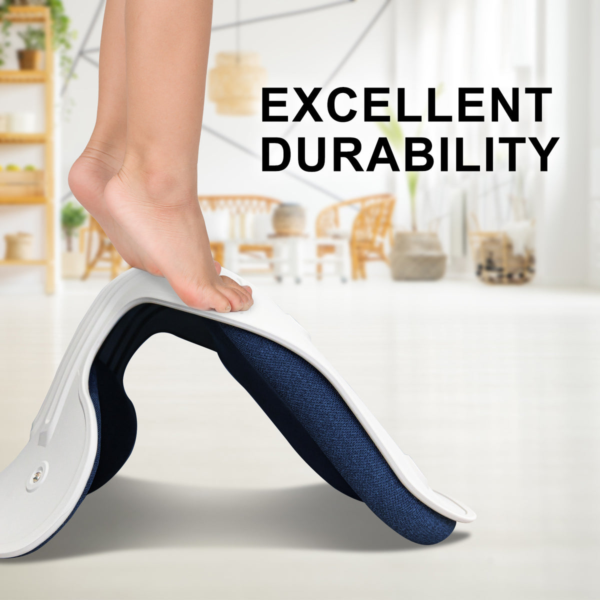 4 Set Blue Slender Chair Posture Correction Seat Floor Lounge Stackable by Samgong