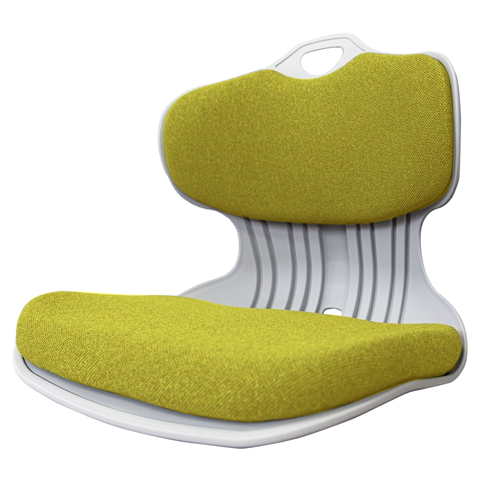 Lime Slender Chair Posture Correction Seat Floor Lounge Stackable by Samgong