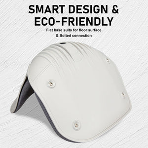 Samgong 4 Set Grey Slender Chair Posture Correction Seat Floor Lounge Stackable