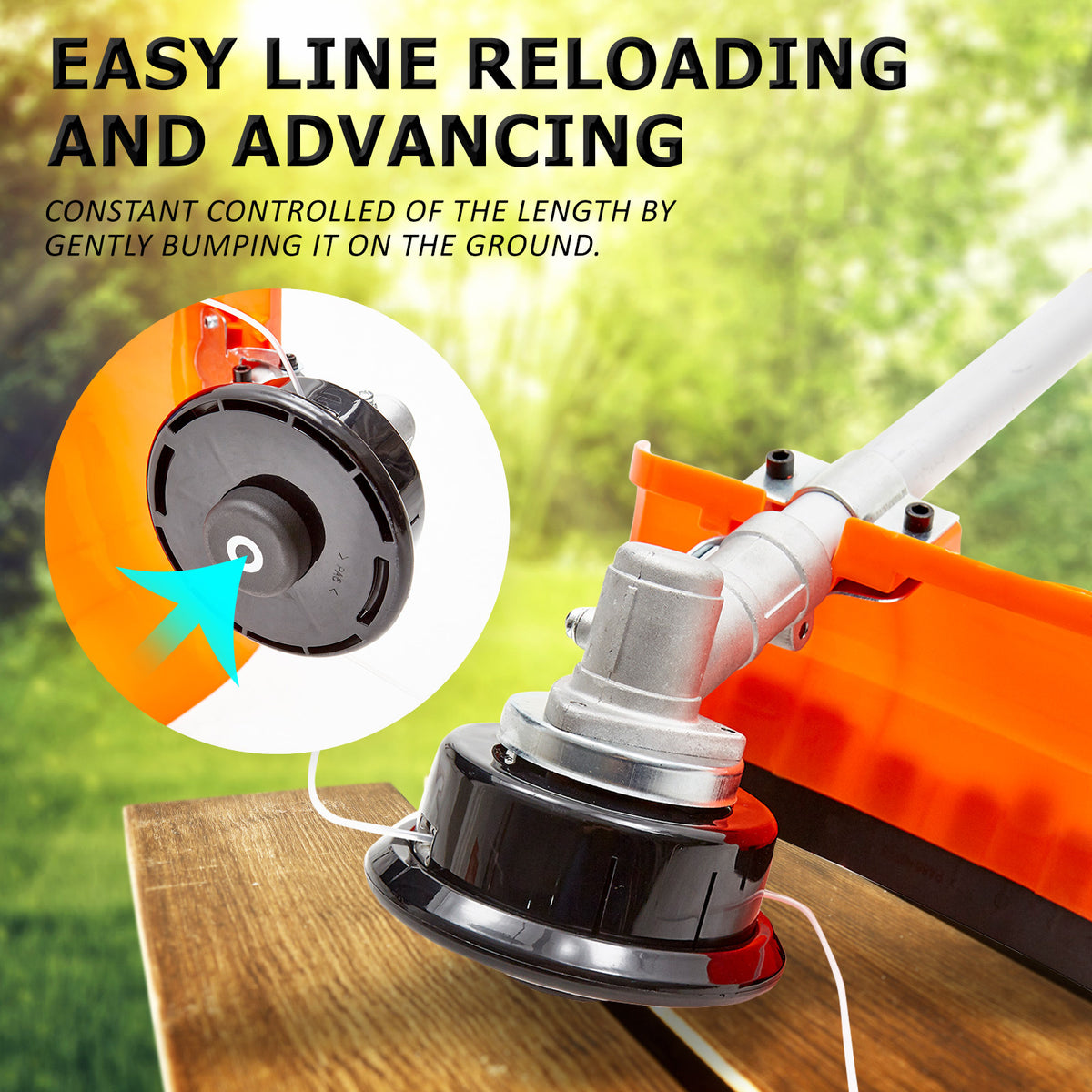 Dynamic Power Garden Whipper Snipper Brush Cutter 26cc with 1 Blade The Hippie House