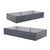 Home Ready 2 Set 180 x 90 x 30cm Grey Raised Garden Bed Galvanised Steel Planter