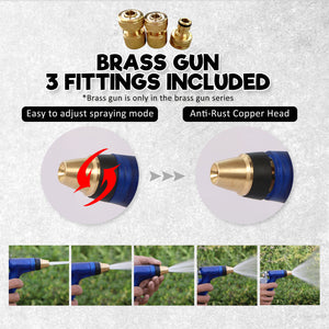 Dynamic Power Garden Water Hose 30M Retractable Rewind Reel + Brass Gun - The Hippie House