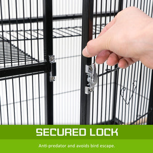 Paw Mate 137cm Bird Cage Parrot Aviary Melody