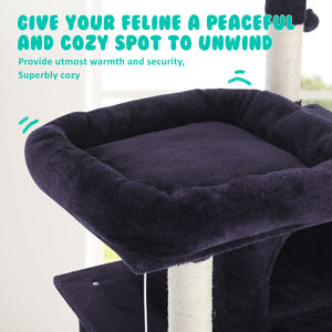 Paw Mate 145cm Grey Cat Tree with Sisal Scratching Post