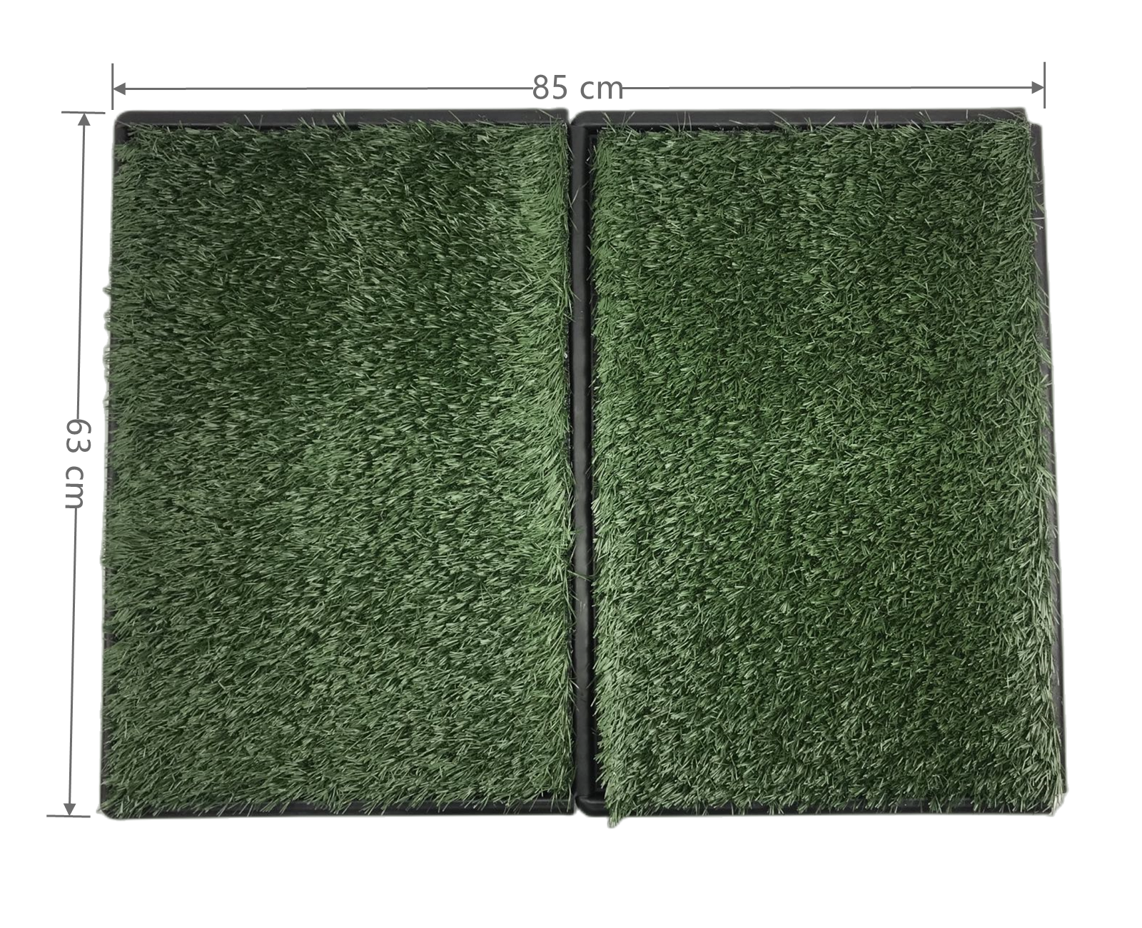Indoor Dog Puppy Toilet Grass Potty Training Mat - Loo Pad - 85 x 63 cm