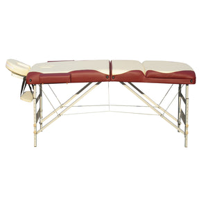 Portable 3-Fold Aluminium Massage Table - Beauty Therapy Bed