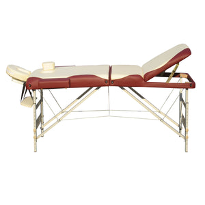 Portable 3-Fold Aluminium Massage Table - Beauty Therapy Bed