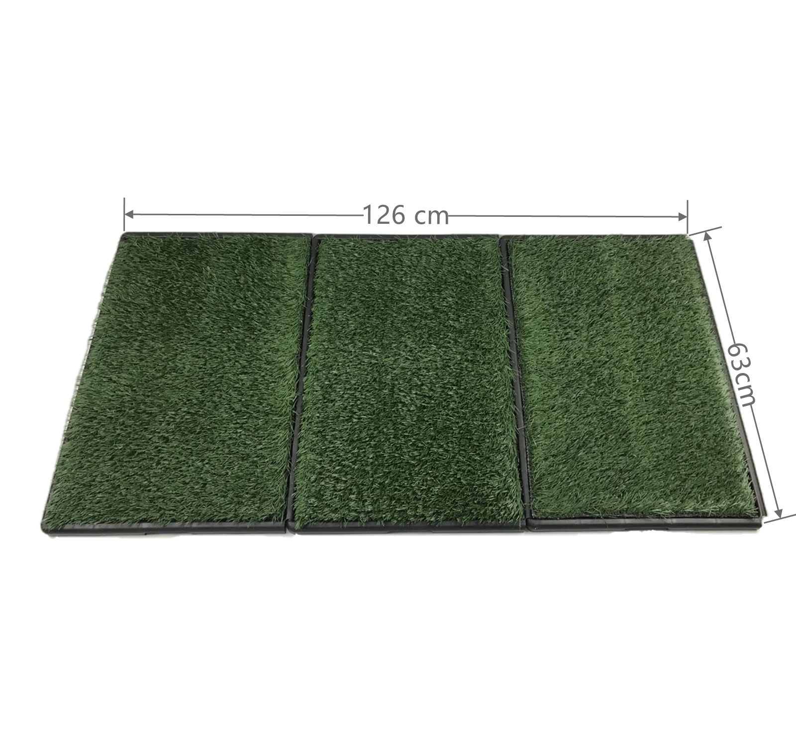 Indoor Dog/Puppy Grass Potty Training Mat Loo Pad - 126 x 63 cm