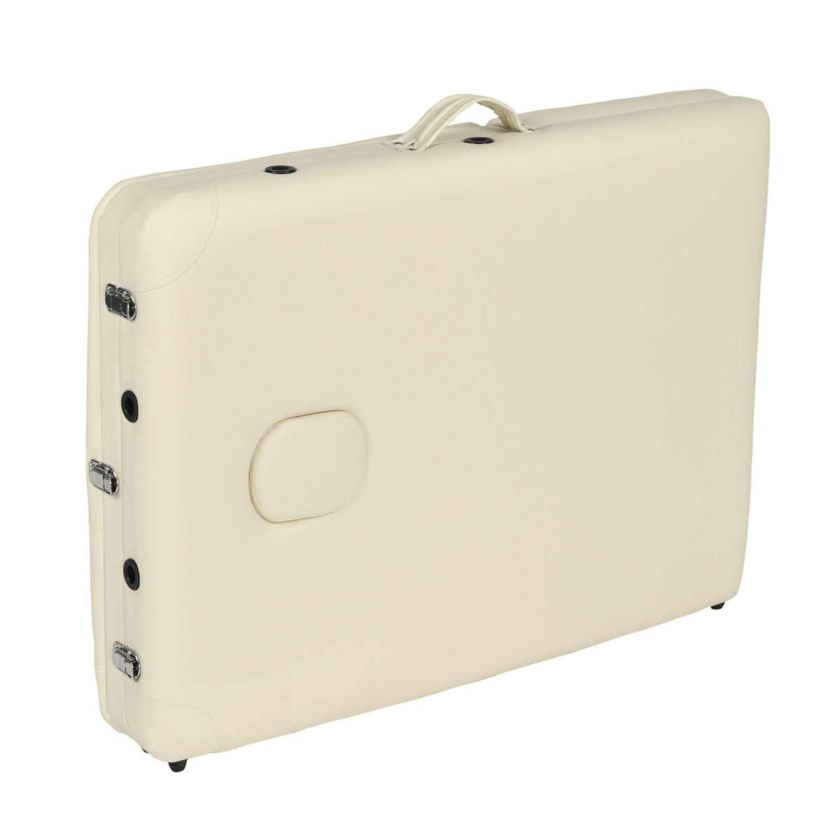 Portable Aluminium Massage Table with 3 Folds | Beauty Therapy Bed | Beige