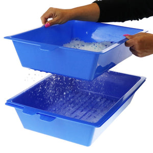Lift and Sift Self Cleaning Kitty Litter Trays
