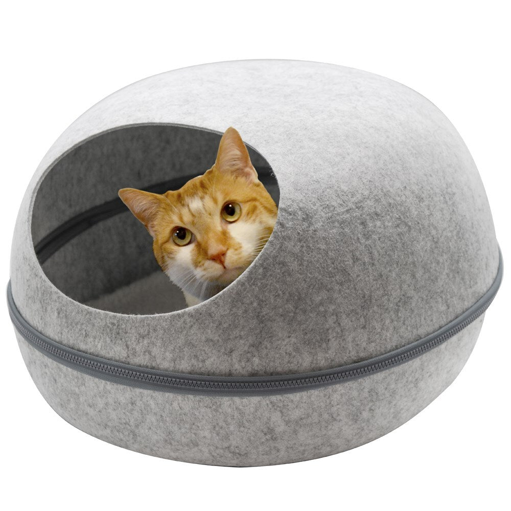 Large Cat Cushion Igloo | Soft Mat House for Kittens and Puppies