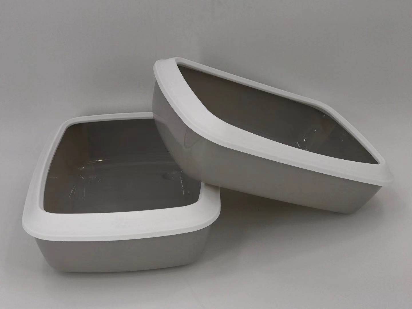 2 X Small Portable Cat Kitten Litter Boxes | Toilet Tray
