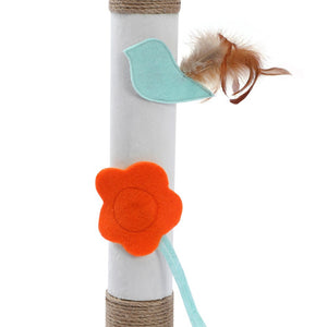 Cat Kitten Scratching Post | 89 cm Height | Includes Toy