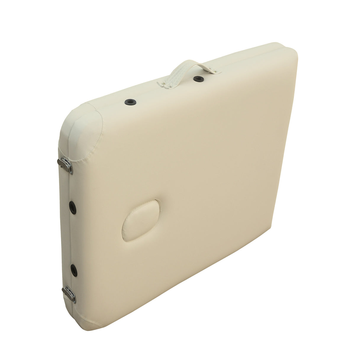 2-Fold Portable Massage Table - Aluminium - Beige