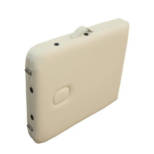 2-Fold Portable Massage Table - Aluminium - Beige