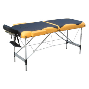 2 Fold Portable Aluminium Massage Table - Beauty Therapy Bed