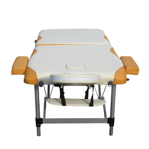 2 Fold Portable Aluminium Massage Table - Beauty Therapy Bed